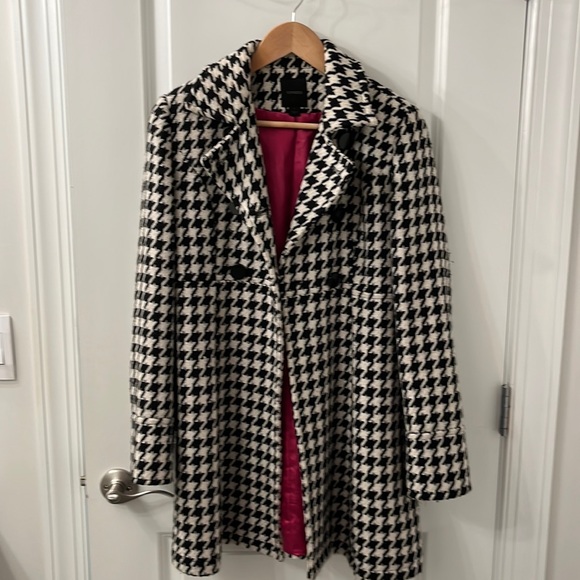 Express Houndstooth Coat - Picture 1 of 5